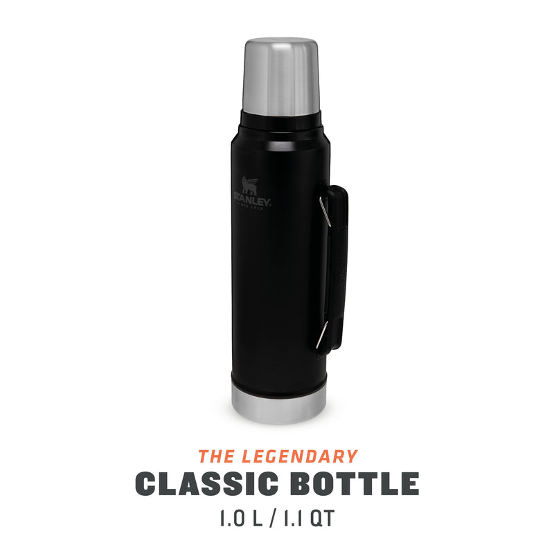 Stanley Classic Legendary Bottle 1L Matte Black Pebble