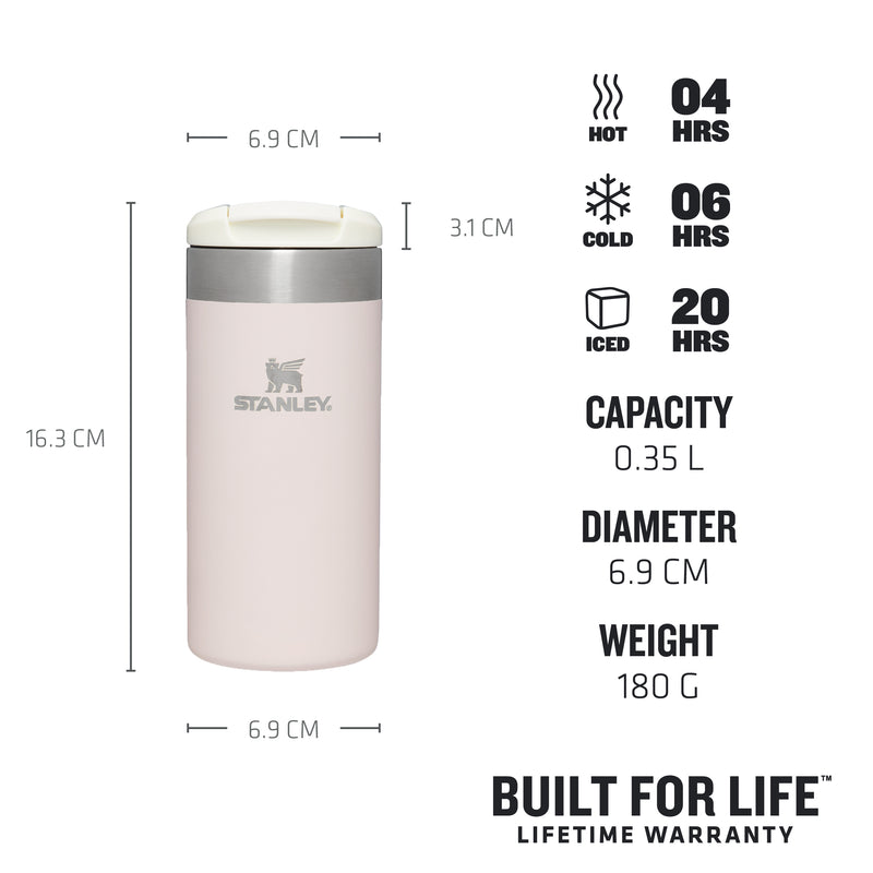 Stanley AeroLight™ Transit Mug 350ml Rose Quartz Metallic