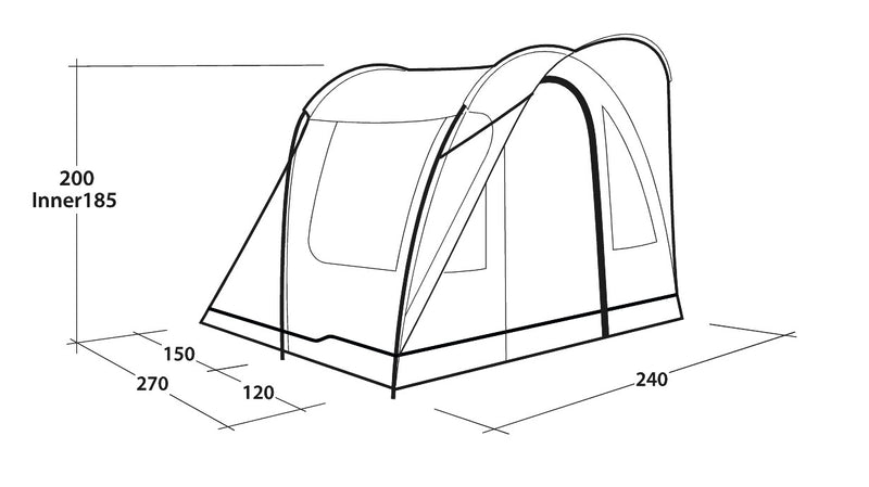 Outwell Sky 2 Tent 2025 - Pre-Order