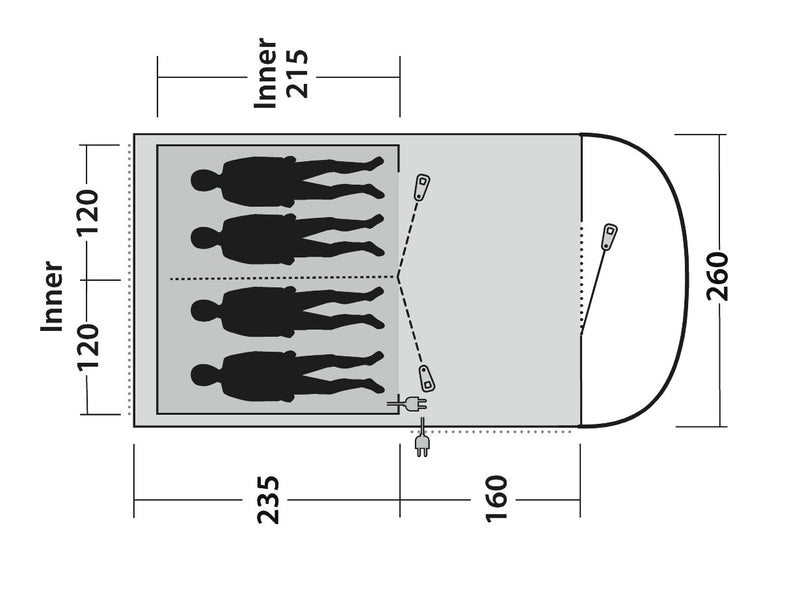 Outwell Sky 4 Tent 2025 - Pre-Order