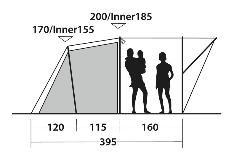 Outwell Sky 4 Tent 2025 - Pre-Order