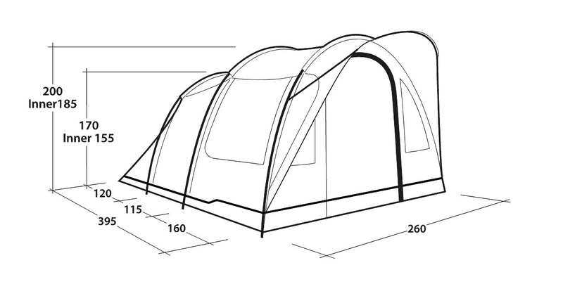 Outwell Sky 4 Tent 2025 - Pre-Order