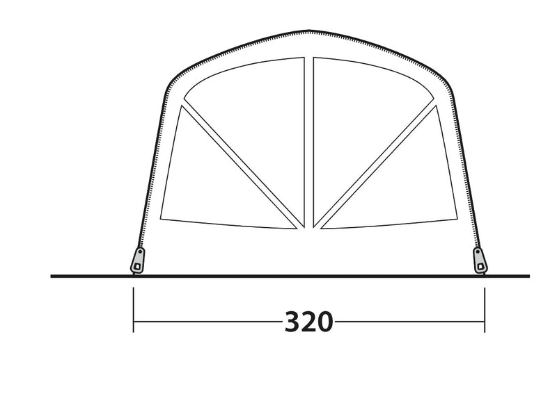 Outwell Florida 5 Air Inflatable Tent 2025