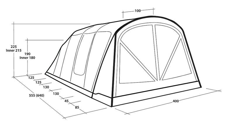 Outwell Florida 6 Air Inflatable Tent 2025 - Pre-Order