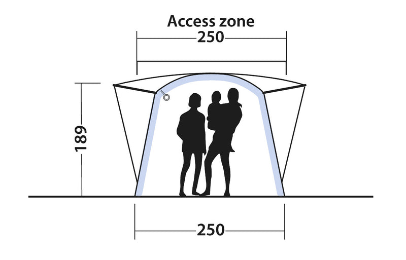 Outwell Daytona Air Driveaway Awning 2025