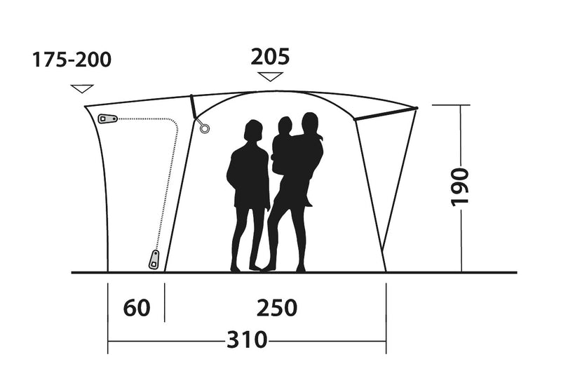 Outwell Pine Hills Driveaway Awning 2025 - Pre-Order