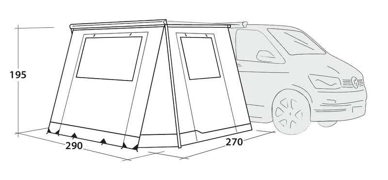 Outwell Backroads Awning Room 2025 - Pre-Order