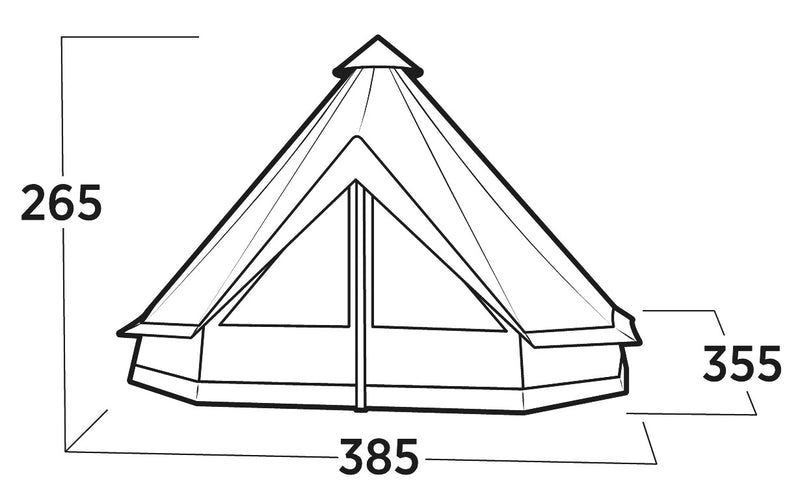 Easy Camp Vaulen Tipi Tent 2025 - Pre-Order