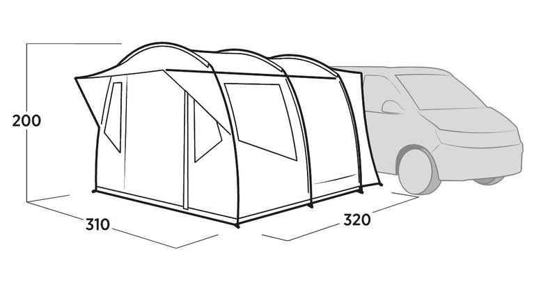 Easy Camp Reine Drive-Away Awning 2025 - Pre-Order