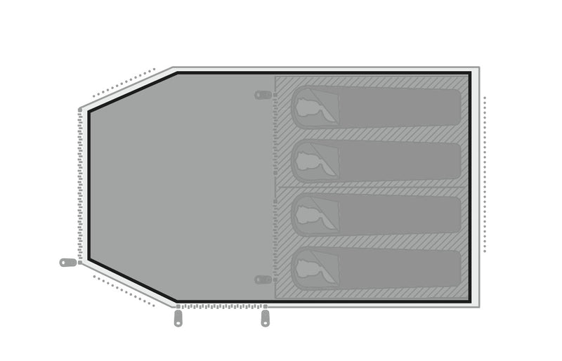 Easy Camp Hamra / Bokna 4 Footprint Groundsheet 2025 - Pre-Order