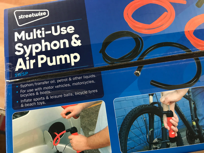 Multi-use syphon and air pump