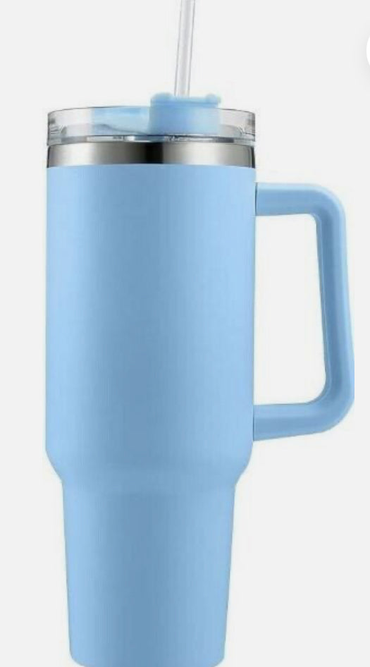 Stainless Steel Insulated Cup With Straw