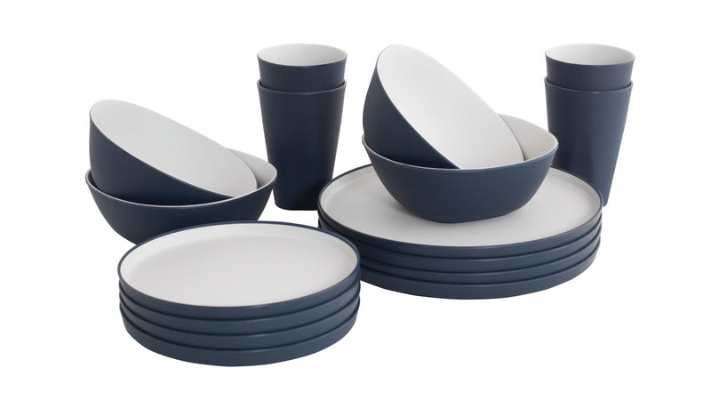 Outwell Gala 4 Person Dinner Set Navy Night