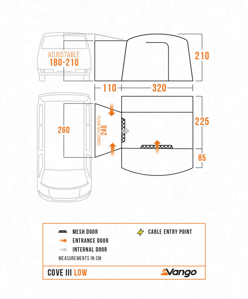 Vango Cove III Low Drive-away Awning 2025 - Pre-Order