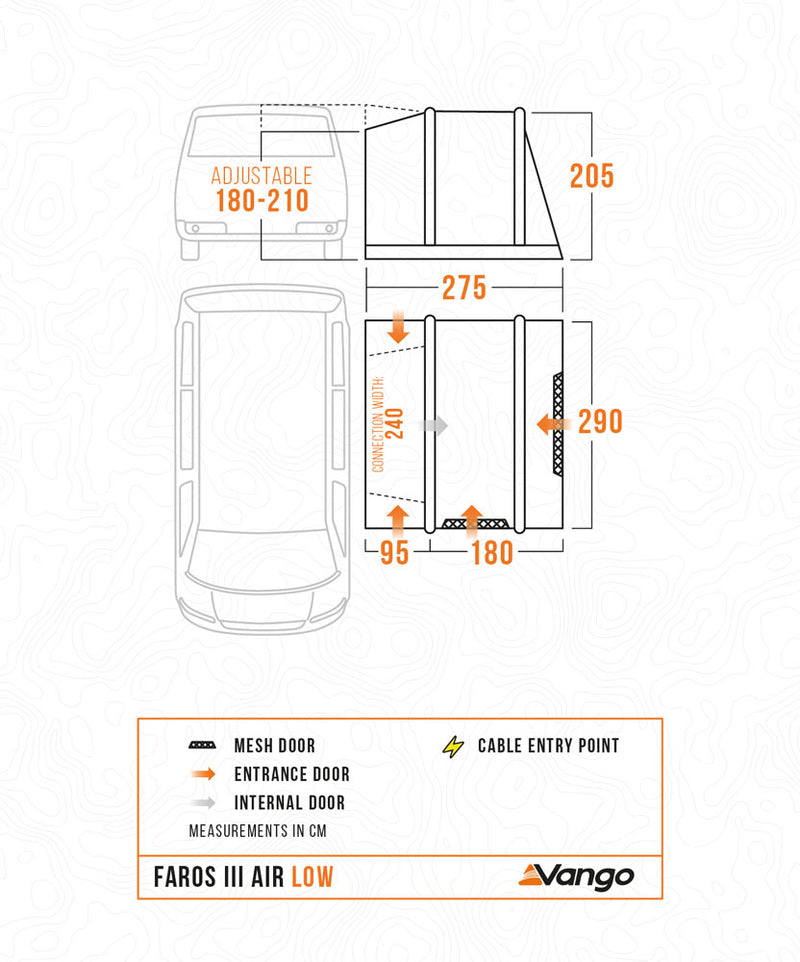 Vango Faros III Air Low Drive-away Awning 2025 - Pre-Order