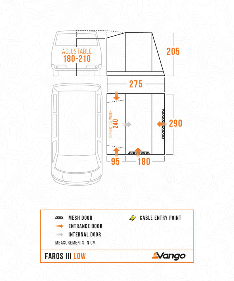 Vango Faros III Low Drive-away Awning 2025 - Pre-Order