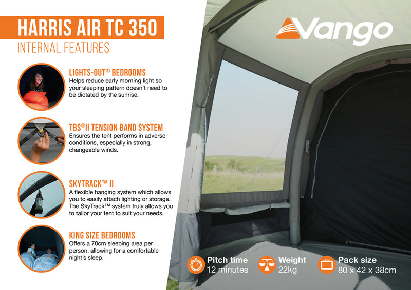 Vango Harris 350 Air TC Tent 2025