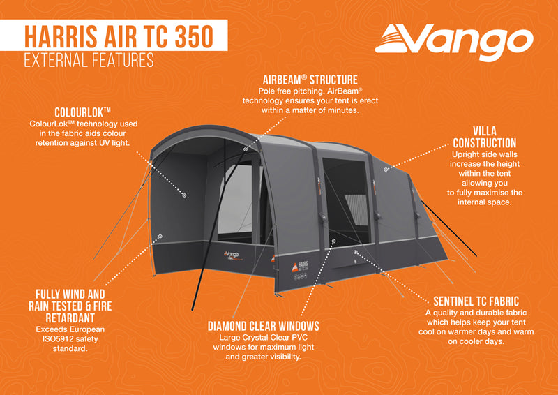 Vango Harris 350 Air TC Tent 2025