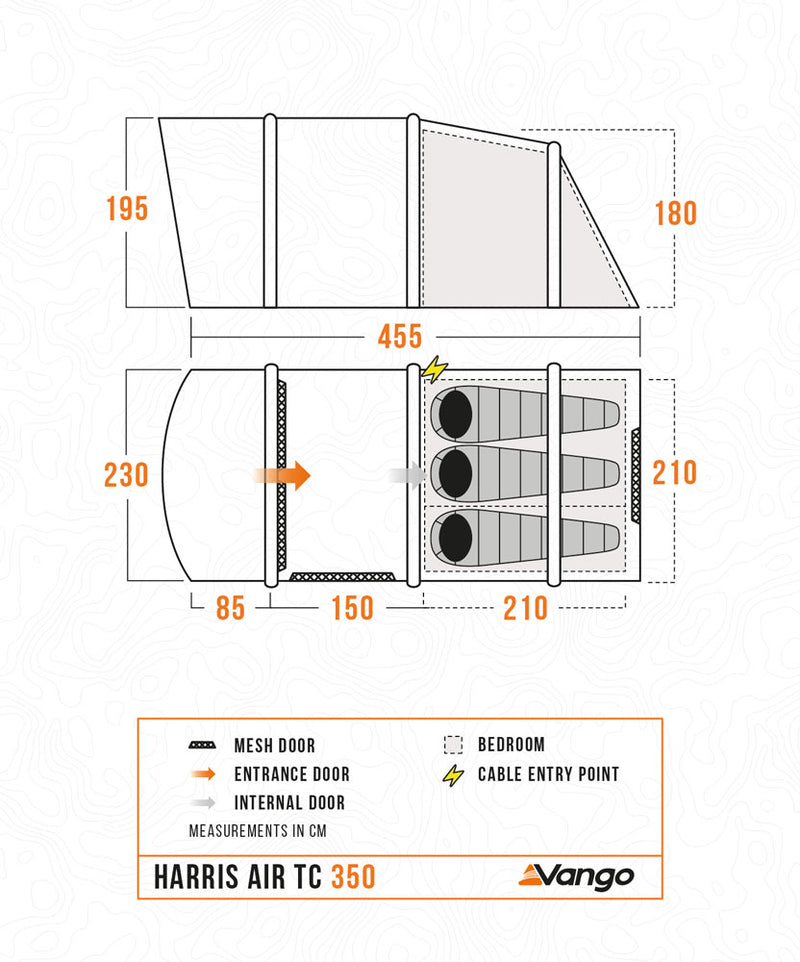 Vango Harris 350 Air TC Tent 2025