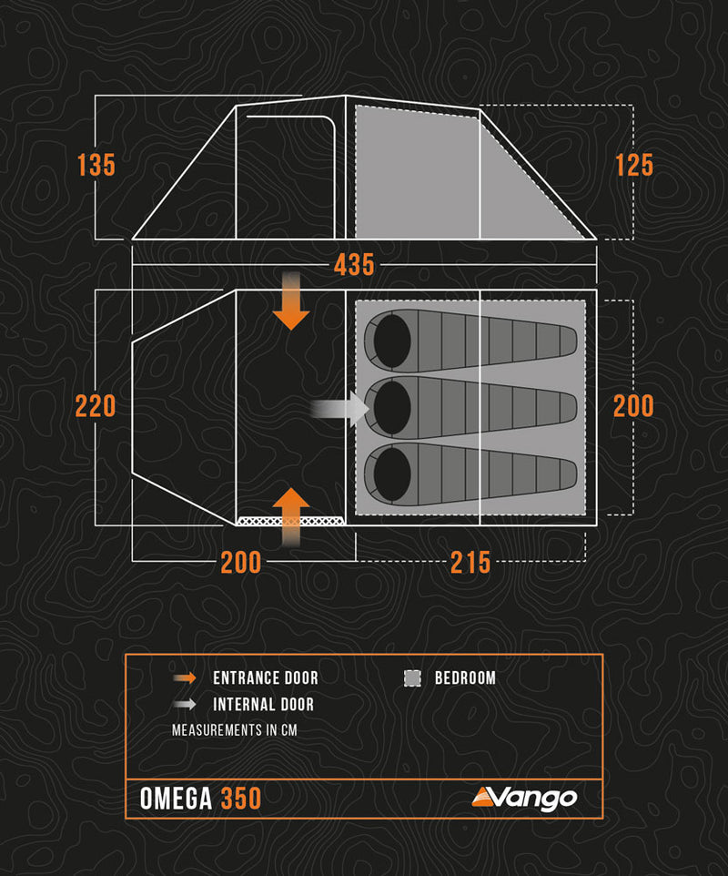 Vango Omega 350 Backpacking Tent 2025 - Pre-Order