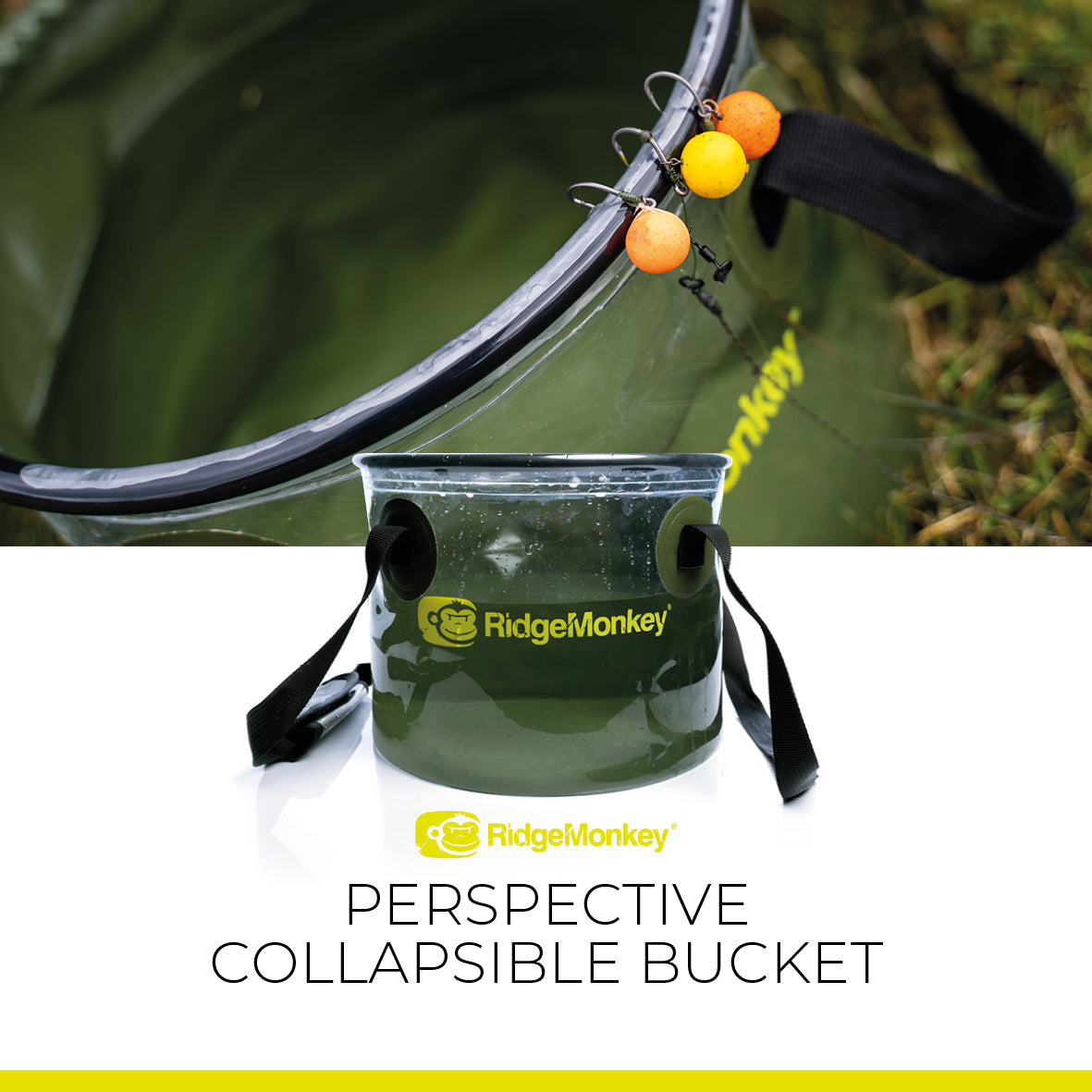 RidgeMonkey Perspective Collapsible Bucket (10L)