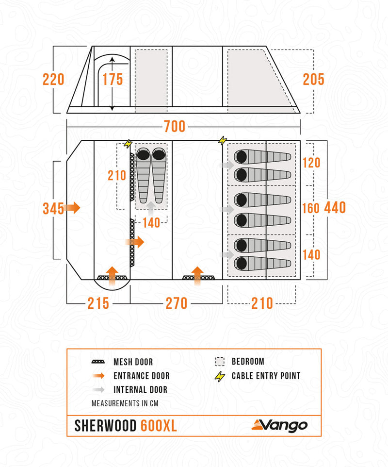 Vango Sherwood 600XL Tent Package 2025 - Pre-Order