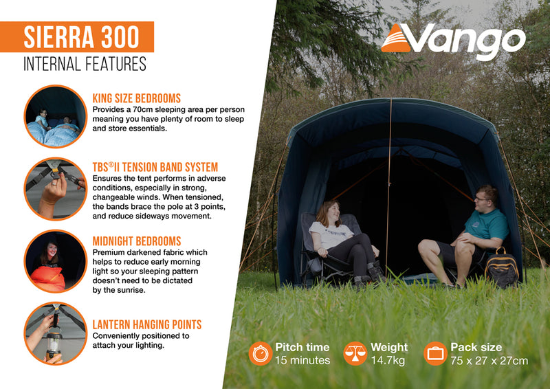 Vango Sierra 300 Tent 2025