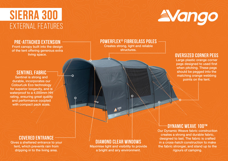 Vango Sierra 300 Tent 2025