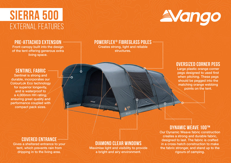 Vango Sierra 500 Tent 2025