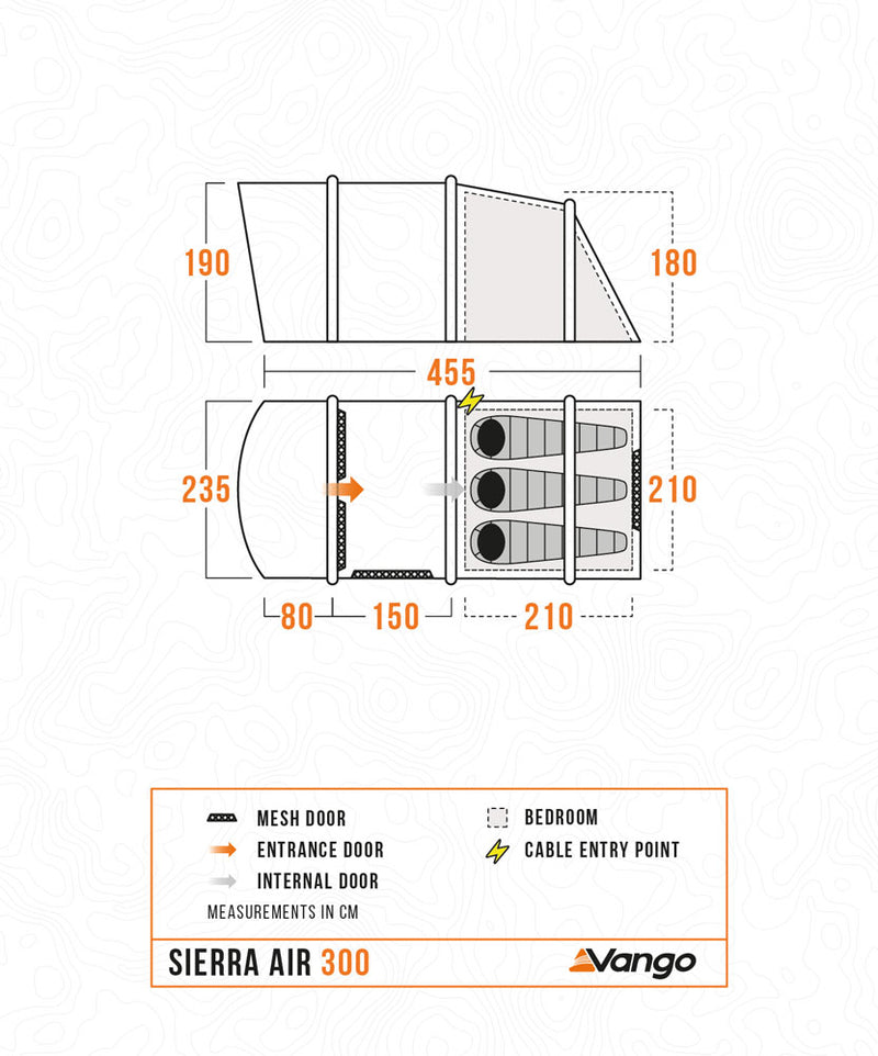 Vango Sierra Air 300 Tent 2025 - Pre-Order