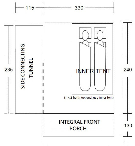 Sunncamp Swift Motor Air Low Driveaway Awning 2025