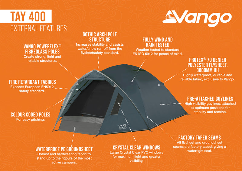 Vango Tay 400 Tent 2025 - Pre-Order