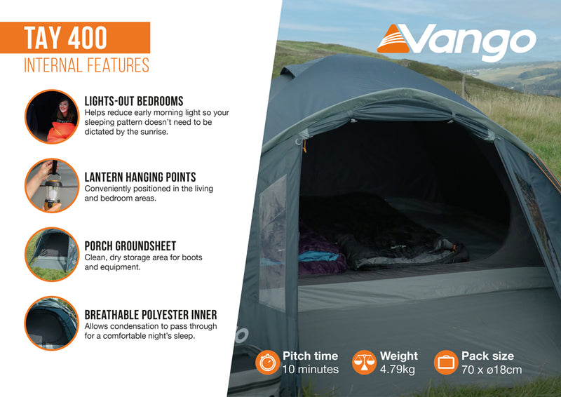 Vango Tay 400 Tent 2025 - Pre-Order