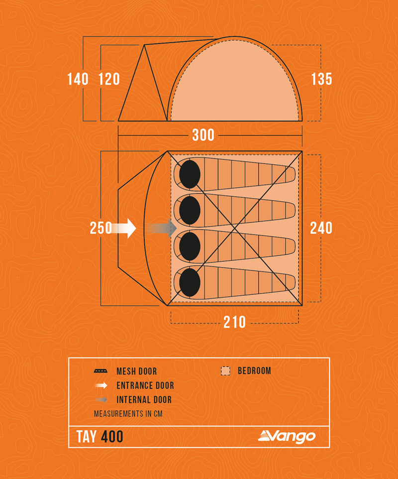 Vango Tay 400 Tent 2025 - Pre-Order