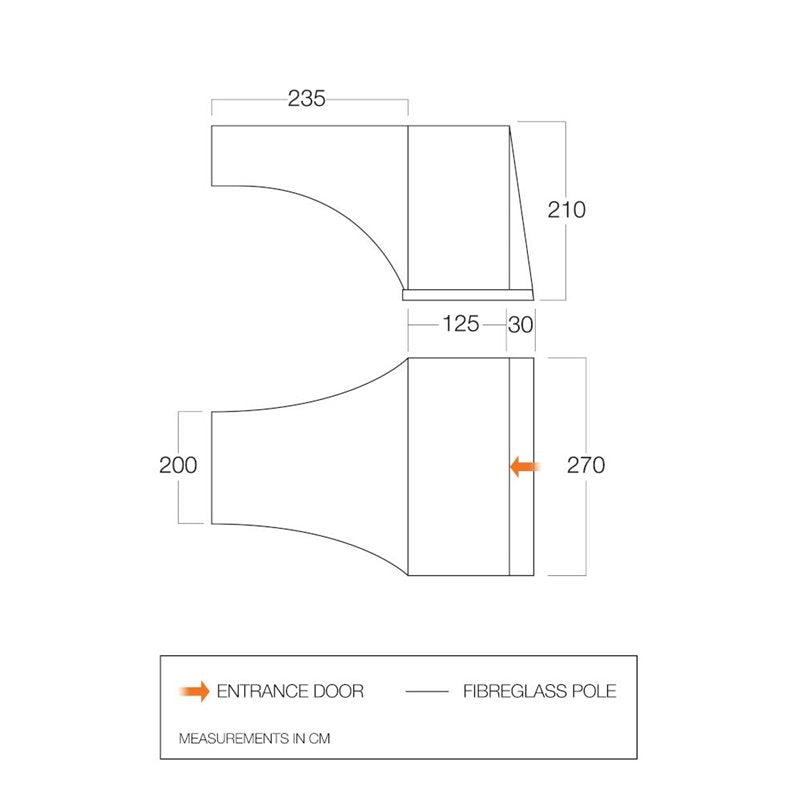 Vango TA003 Side Awning 2024