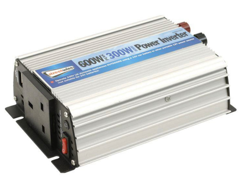 Streetwize 300W (600W Peak) Modified Sine Wave Inverter 12V