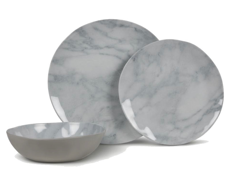 Kampa Melamine Marble 12pc set